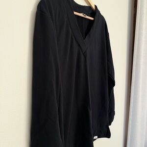 Orvis Classic Black V-Neck Top